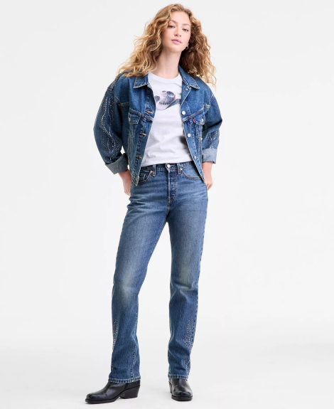 Жіноча футболка Levi's з принтом 1159859176 (Сірий XL)