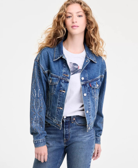 Жіноча футболка Levi's з принтом 1159859176 (Сірий XL)