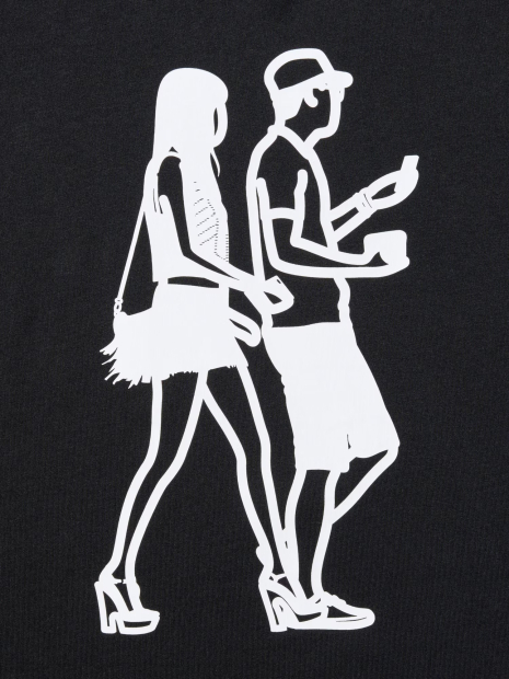 Футболка UNIQLO из коллекции UT 1159856642 (Черный S)