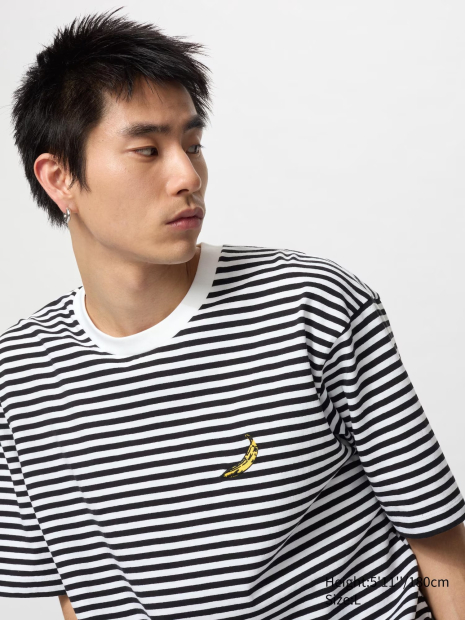 Футболка UNIQLO з колекції UT 1159856713 (Чорний/Білий XXL)