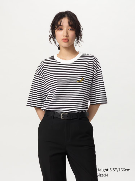 Футболка UNIQLO з колекції UT 1159856713 (Чорний/Білий XXL)
