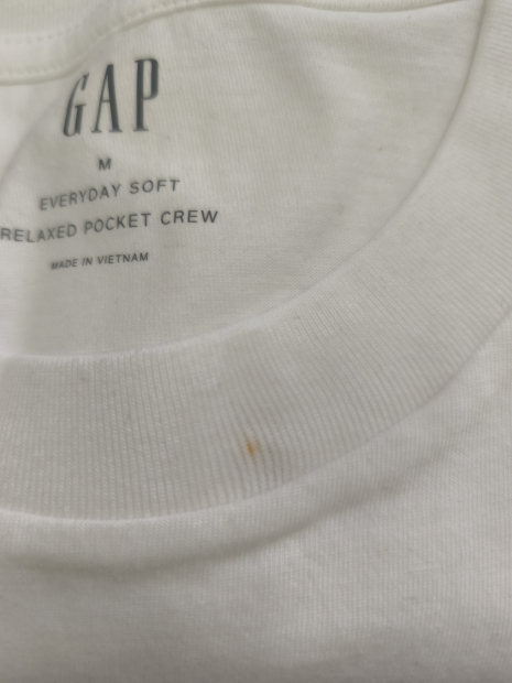 Чоловічі футболки GAP з кишенею 1159856747 (Білий M)