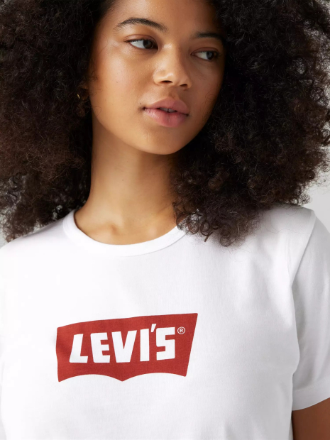Жіноча футболка з логотипом Levi's 1159856798 (Білий XS)