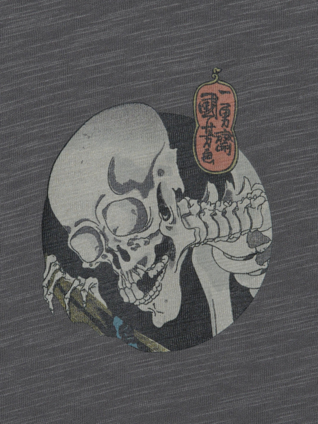 Футболка UNIQLO с принтом 1159856885 (Серый XS)