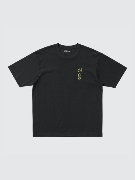 Футболка UNIQLO принт Жан-Мишель Баския 1159856899 (Черный L)