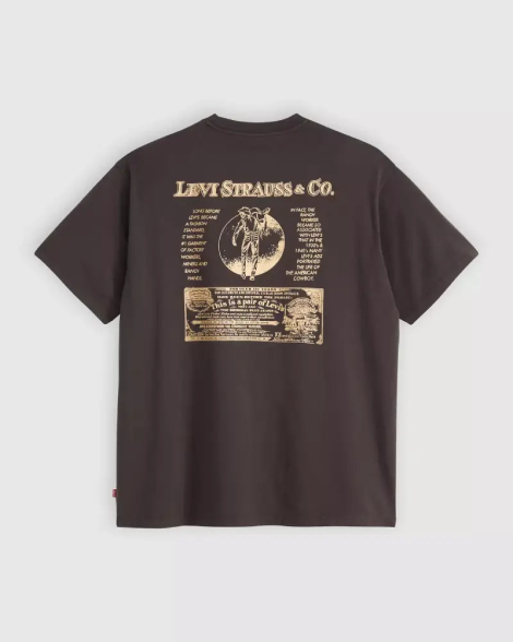 Футболка мужская Levi's с принтом 1159857058 (Серый L)