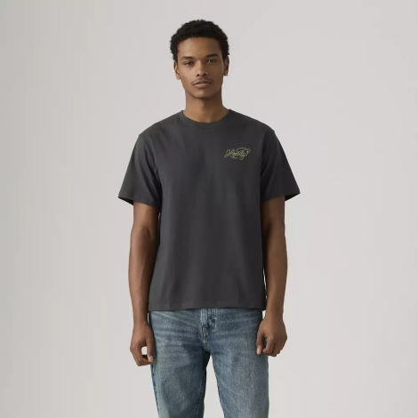 Мужская футболка Levi's с принтом 1159857082 (Серый M)