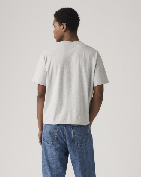 Футболка чоловіча Levi's з принтом 1159857179 (Сірий XL)