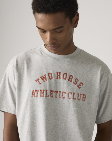 Футболка чоловіча Levi's з принтом 1159857179 (Сірий XL)