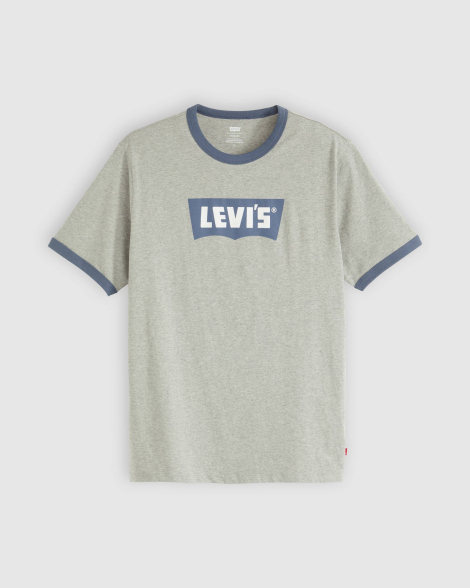 Футболка чоловіча Levi's з логотипом 1159857183 (Сірий S)