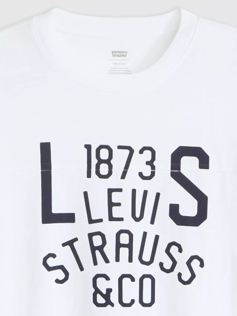 Жіноча футболка Levi's 1159857406 (Білий XXL)