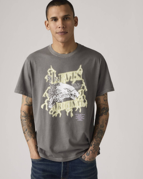 Футболка чоловіча Levi's 1159857450 (Сірий XL)