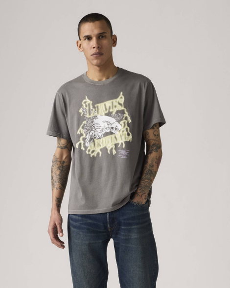 Футболка чоловіча Levi's 1159857450 (Сірий XL)