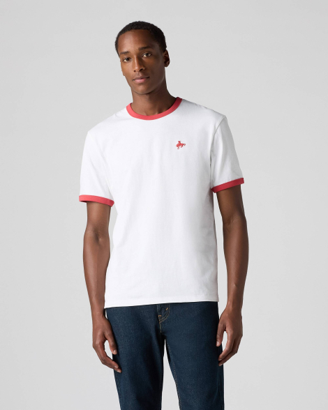 Мужская футболка Levi's 1159857455 (Белый M)