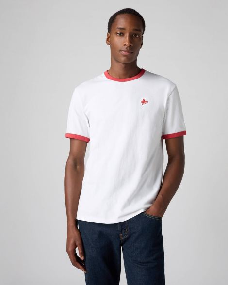 Мужская футболка Levi's 1159857455 (Белый M)