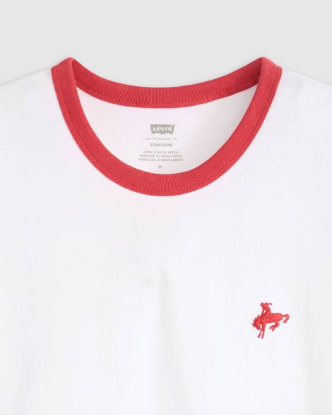 Мужская футболка Levi's 1159857455 (Белый M)