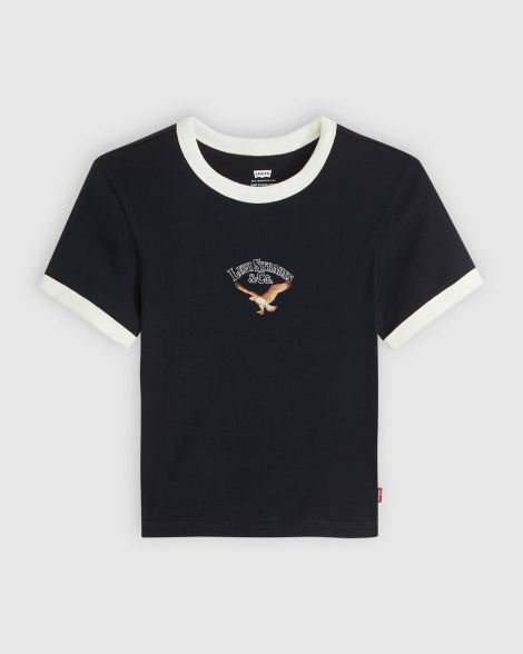 Жіноча укорочена футболка Levi's 1159857528 (Синій S)