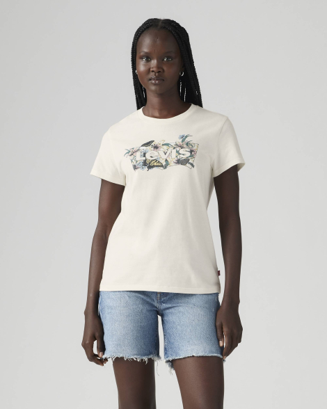 Жіноча футболка Levi's з 1159857586 (Молочний 4X)