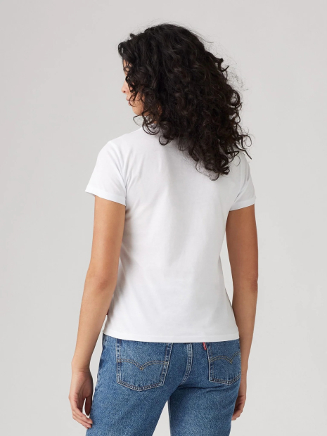 Женская футболка Levi's с принтом 1159857806 (Белый L)