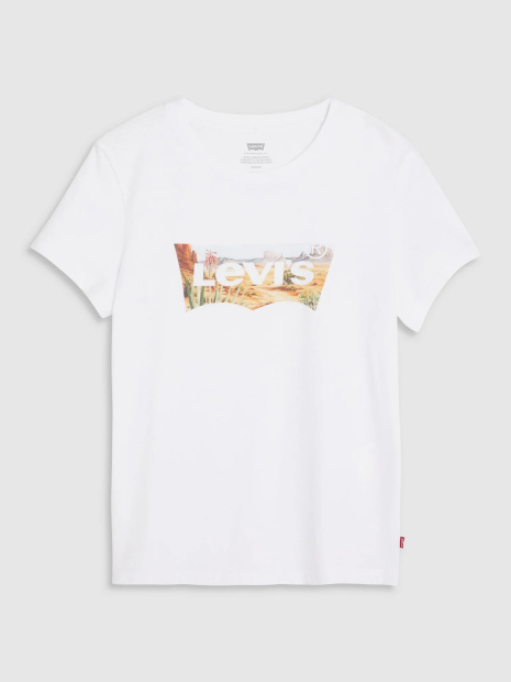 Женская футболка Levi's с принтом 1159857806 (Белый L)