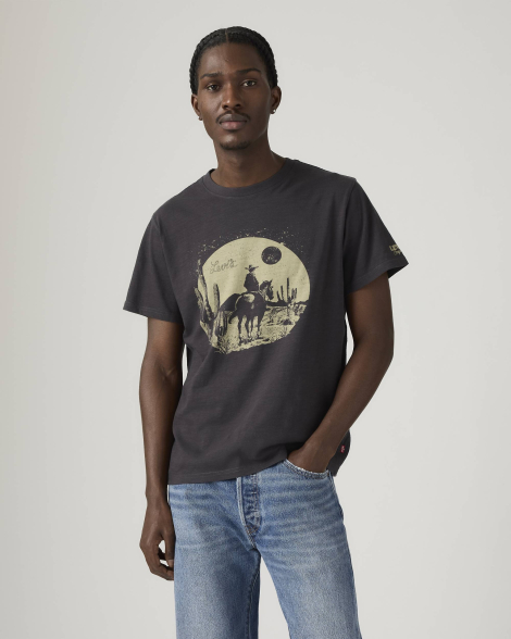 Футболка мужская Levi's 1159857842 (Серый XL)