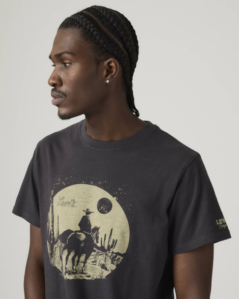 Футболка мужская Levi's 1159857842 (Серый XL)