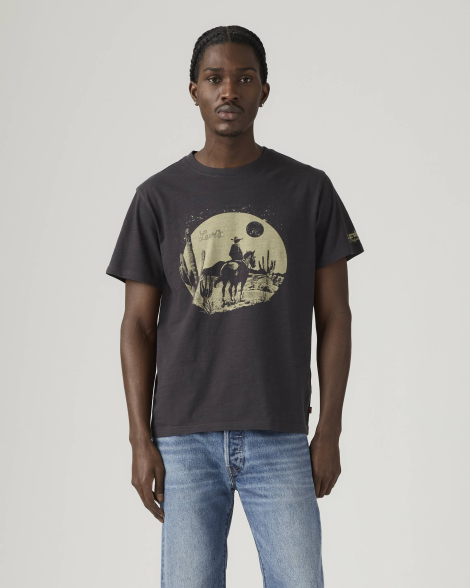 Футболка мужская Levi's 1159857842 (Серый XL)