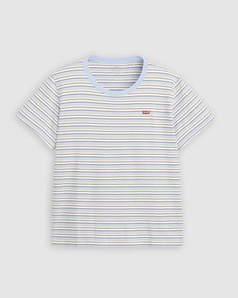 Женская футболка Levi's с принтом 1159858023 (Белый/Голубой 3X)