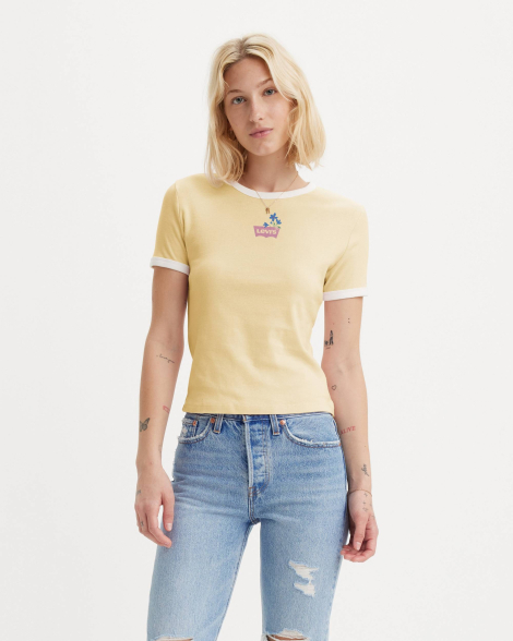 Жіноча футболка Levi's 1159858032 (Жовтий XS)