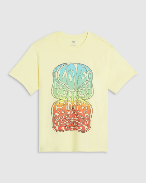 Жіноча футболка Levi's з принтом 1159858088 (Жовтий L)