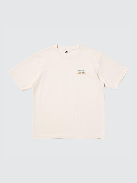 Футболка PEANUTS UT UNIQLO з принтом 1159858127 (Молочний M)