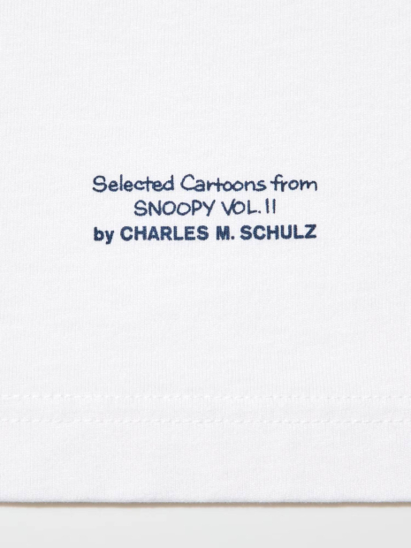 Футболка PEANUTS UT UNIQLO з принтом 1159858141 (Синій/Білий M)