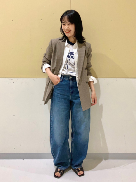 Футболка PEANUTS UT UNIQLO з принтом 1159858141 (Синій/Білий M)