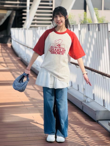 Футболка PEANUTS UT UNIQLO з принтом 1159858145 (Молочний M)