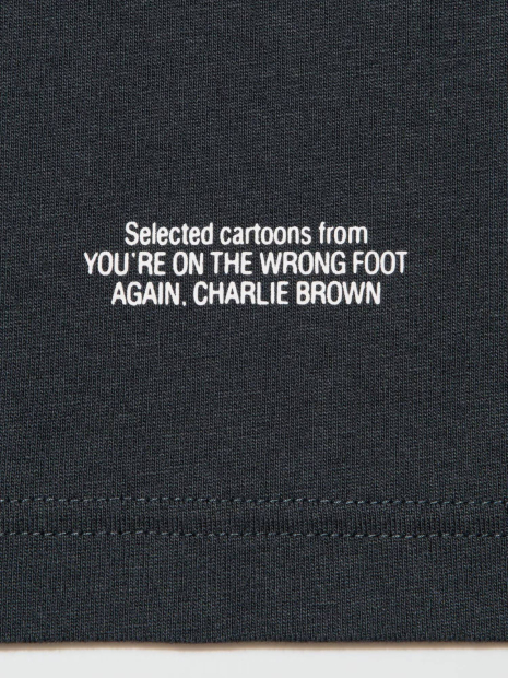 Футболка PEANUTS UT UNIQLO з принтом 1159858159 (Сірий M)