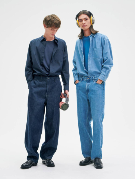 Футболка UNIQLO з технологією DRY 1159858174 (Синій L)