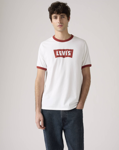 Футболка мужская Levi's с логотипом 1159858305 (Белый XXL)