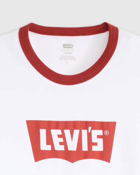Футболка мужская Levi's с логотипом 1159858305 (Белый XXL)