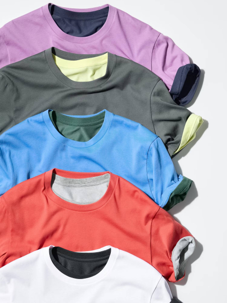 Футболка UNIQLO c технологией DRY 1159858566 (Красный XXL)