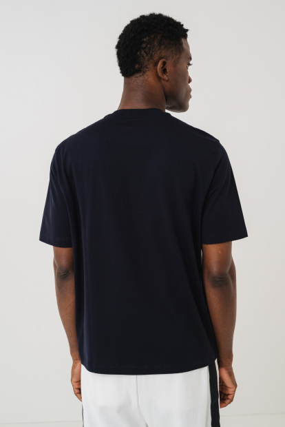 Мужская футболка Armani Exchange с принтом 1159858469 (Синий XXL)