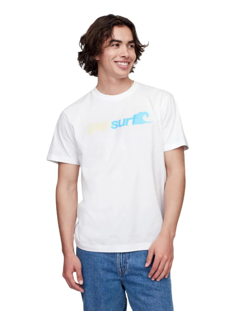 Футболка мужская GAP с логотипом 1159858548 (Белый L)