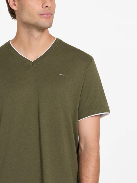 Мужская футболка Guess с логотипом 1159858752 (Зеленый L)
