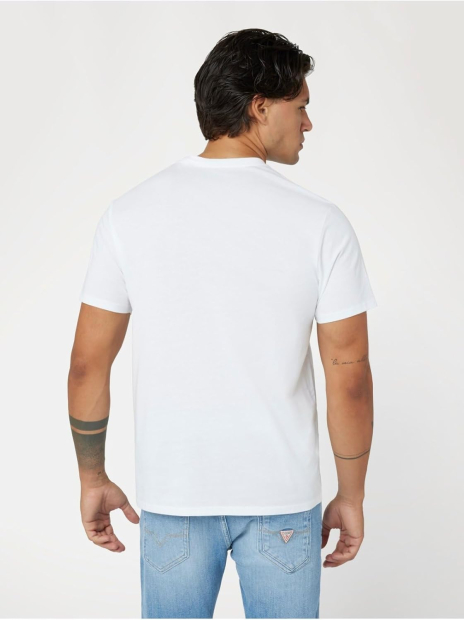 Чоловічі футболки Guess з логотипом 1159858910 (Білий XXL)