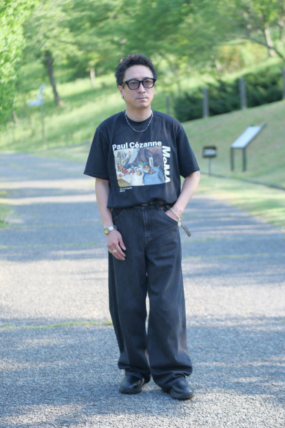 Футболка MoMA Art ICONS UNIQLO с принтом 1159859014 (Черный L)