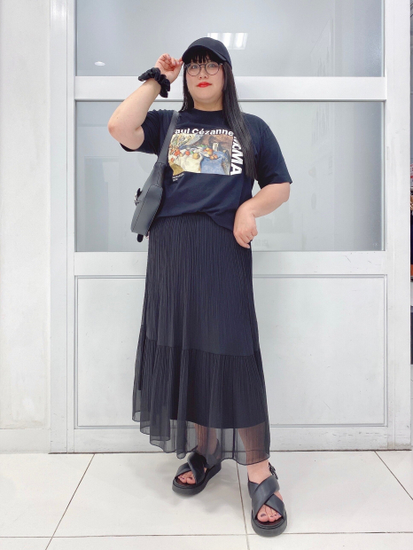 Футболка MoMA Art ICONS UNIQLO с принтом 1159859014 (Черный L)