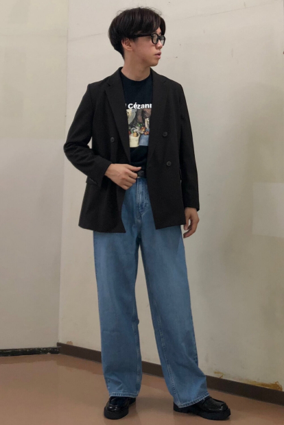 Футболка MoMA Art ICONS UNIQLO с принтом 1159859014 (Черный L)