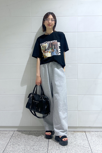 Футболка MoMA Art ICONS UNIQLO с принтом 1159859014 (Черный L)