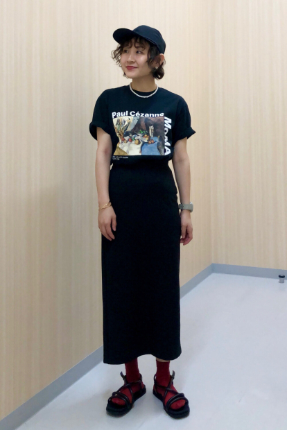 Футболка MoMA Art ICONS UNIQLO с принтом 1159859014 (Черный L)