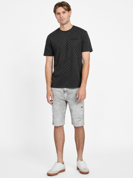 Мужская футболка Guess с принтом 1159859022 (Черный M)