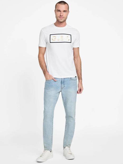 Чоловічі футболки Guess з логотипом 1159859145 (Білий XL)